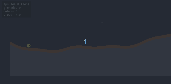 pixel-perfect — destructible terrain demo